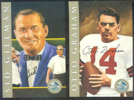 1998 HOF Platinum Signature # 31 Sid Gillman (signed 'Sid') AUTOGRAPHED 4x6 Baseball cards value