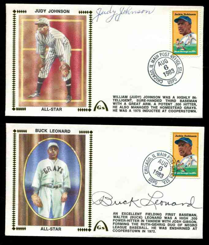  Buck Leonard - AUTOGRAPHED Gateway Cachet 'ALL-STAR' (Grays/Negro Leagues) Baseball cards value