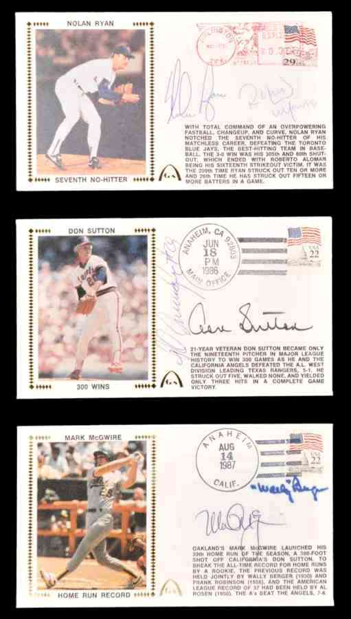 Nolan Ryan - 1991 DUAL-AUTOGRAPHED Gateway Cachet '7th NO-HITTER' Baseball cards value