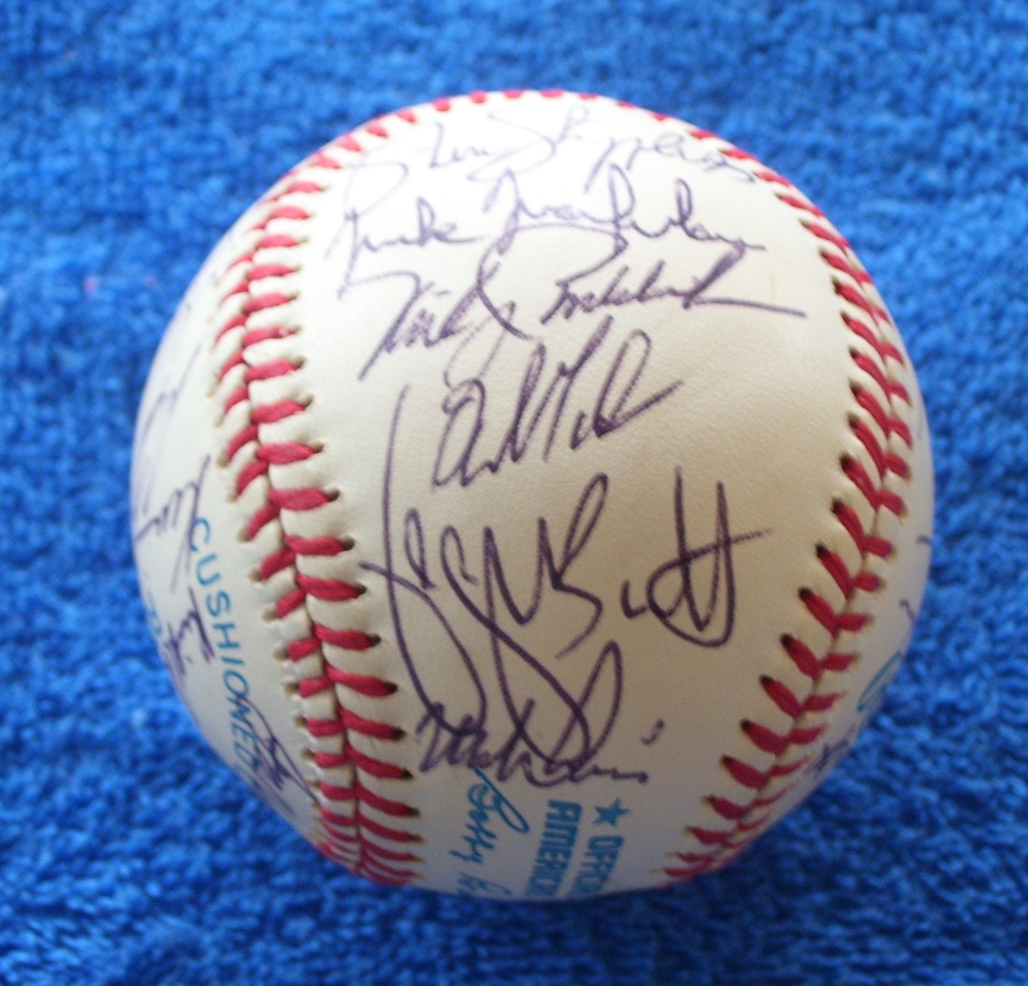   1992 Royals - Team Signed/AUTOGRAPHED baseball [#ed07] w/25 Signatures Baseball cards value