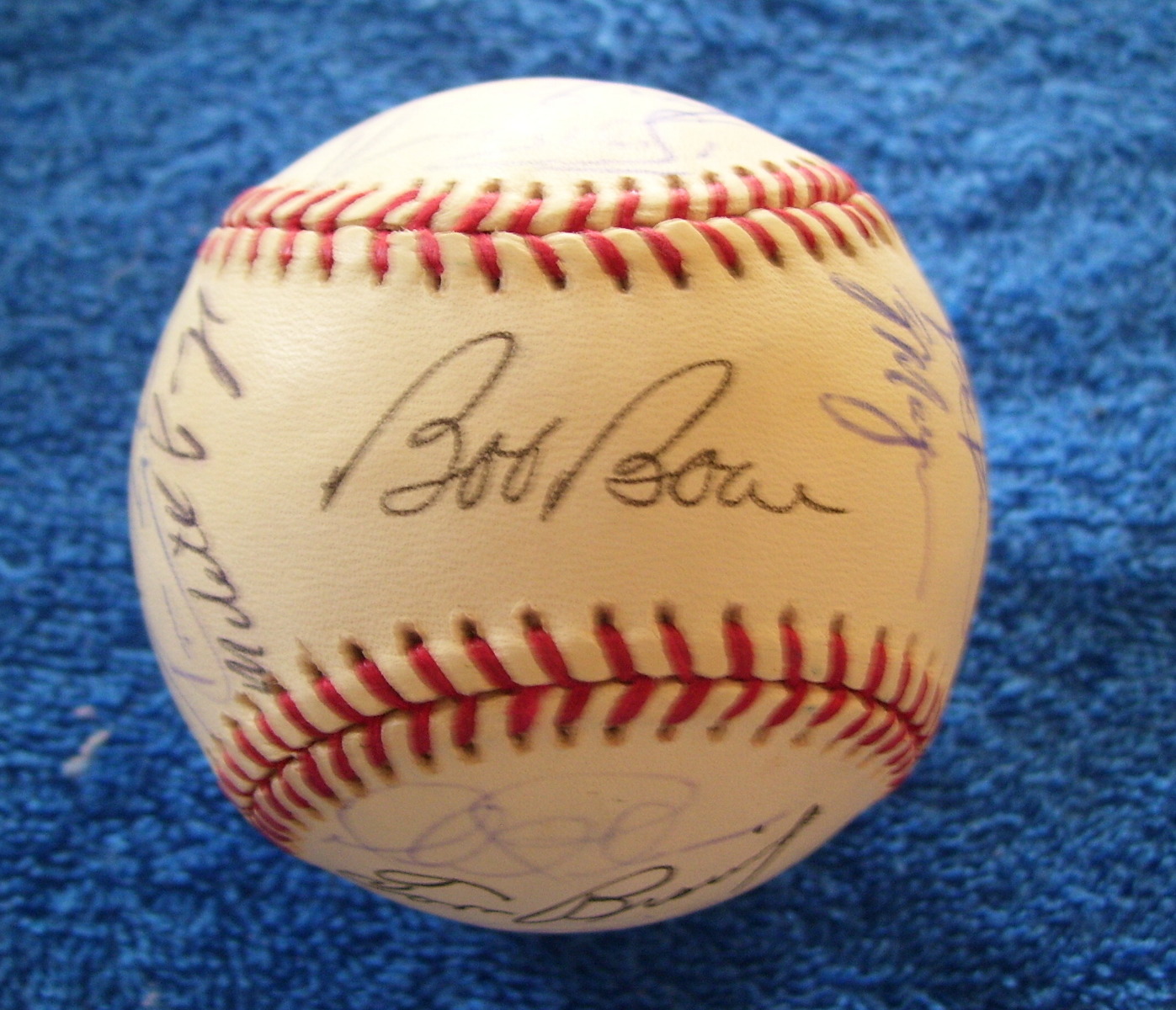   1995 Royals - Team Signed/AUTOGRAPHED baseball [#10d] w/25 Signatures Baseball cards value