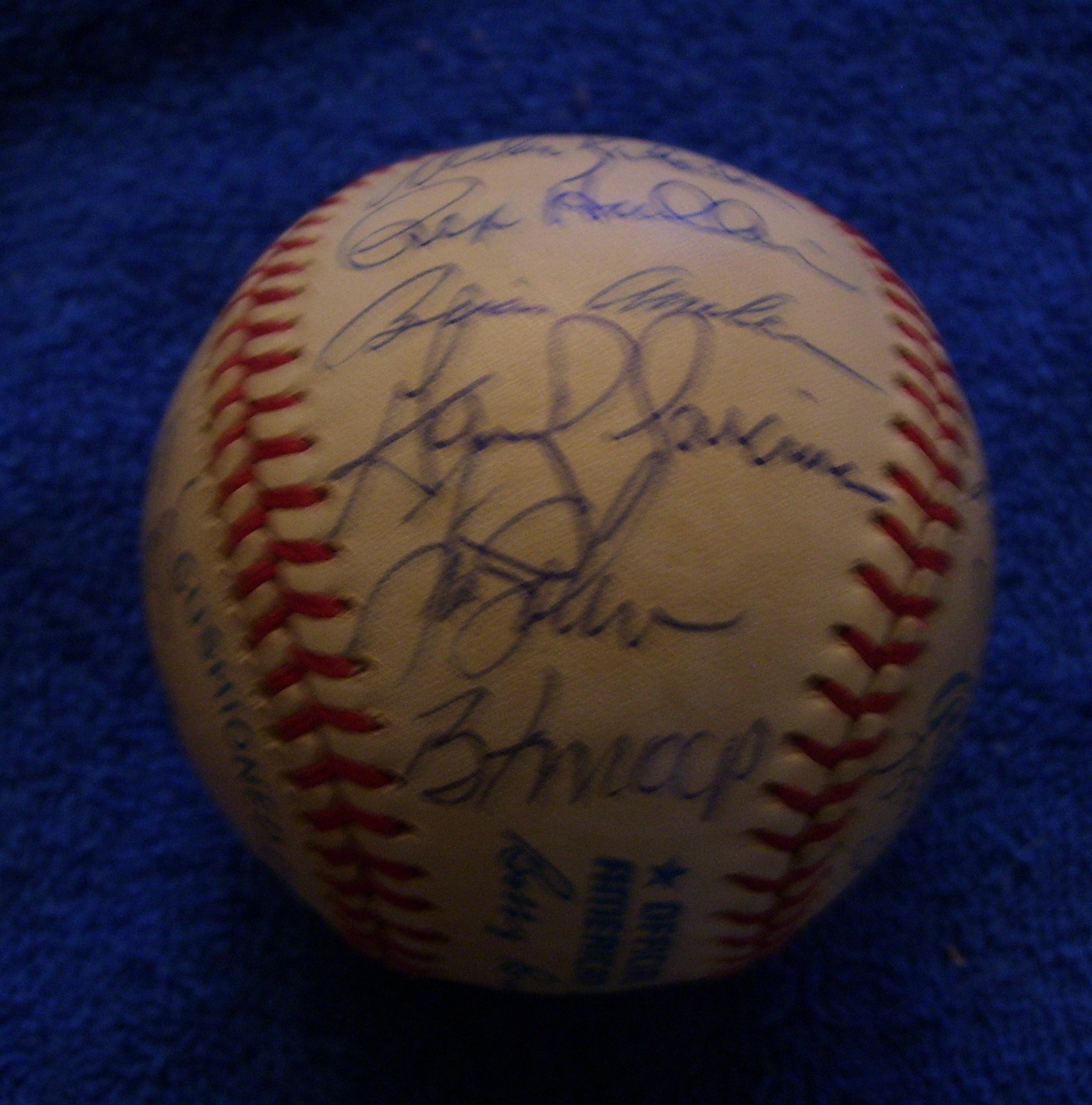 1994 Angels - Team Signed/AUTOGRAPHED baseball [#ed4-04] w/22 Signatures Baseball cards value