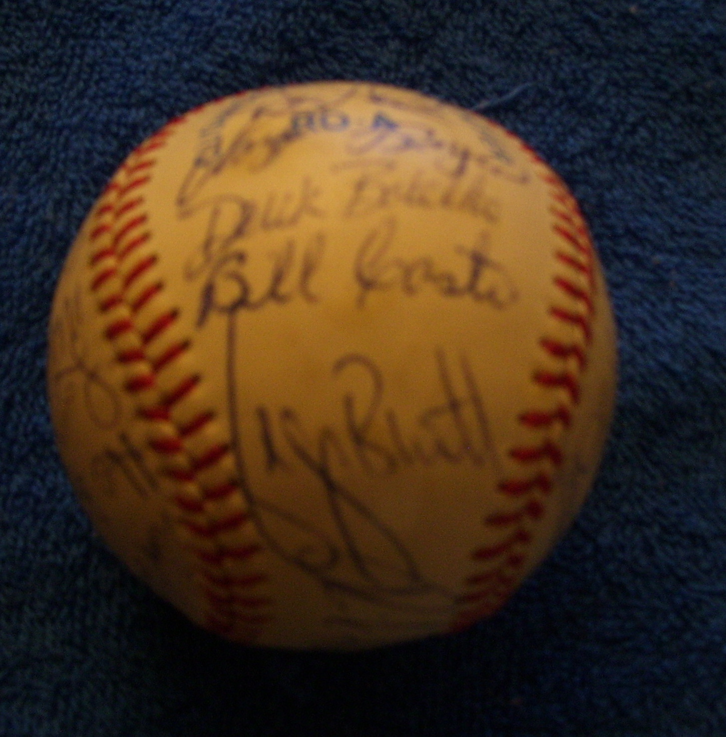   1982 Royals - Team Signed/AUTOGRAPHED baseball [#ed4-10] w/27 Signatures Baseball cards value