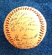  1976 Rangers - Team Signed/AUTOGRAPHED baseball [#ed5-01] w/27 Signatures