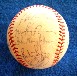   1980 Rangers - Team Signed/AUTOGRAPHED baseball [#ed5-02] w/22 Signatures