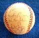  1980 Rangers - Team Signed/AUTOGRAPHED baseball [#ed5-02] w/22 Signatures