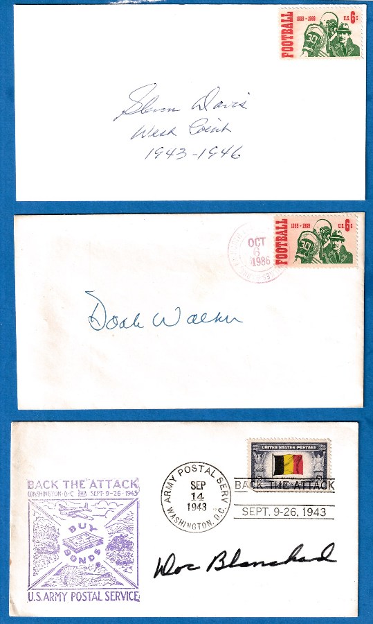  Ollie Matson - AUTOGRAPHED 1984 Jim Thorpe FIRST DAY ISSUE cachet/envelope Baseball cards value