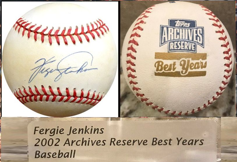  Fergie Jenkins - Autographed Baseball (Cubs) Baseball cards value