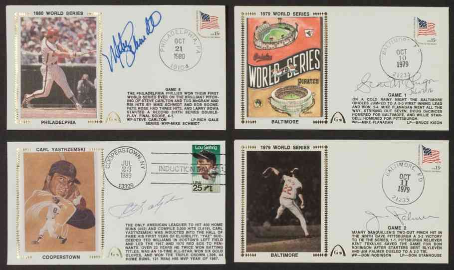  Jim Palmer - 1979 AUTOGRAPHED Gateway Cachet 1979 World Series Game Baseball cards value