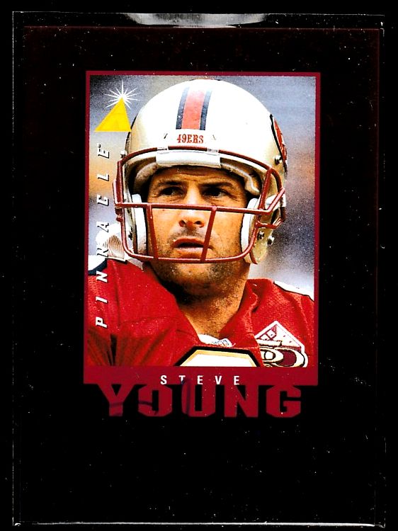 Steve Young - 1997 Pinnacle INSCRIPTIONS AUTOGRAPH (49ers) Baseball cards value