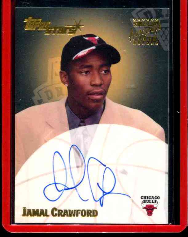  Jamal Crawford  - 2000-01 Topps Stars #TS-JC AUTOGRAPHED (Bulls) Baseball cards value