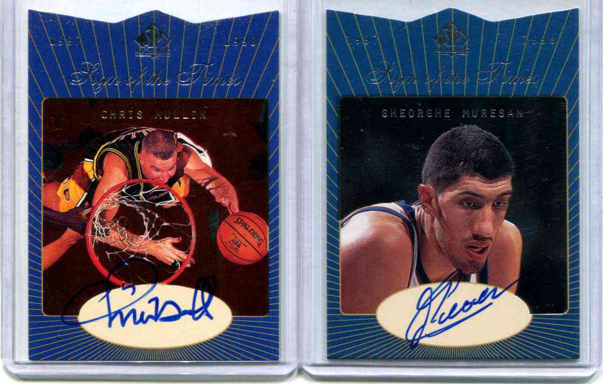  Gheorghe Muresan - 1997-98 SP Authentic 'Sign...Times' #GM AUTOGRAPHED Baseball cards value