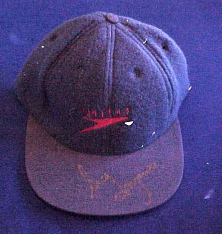  Cap: Greg Louganis - AUTOGRAPHED 'Speedo' Baseball Cap Baseball cards value