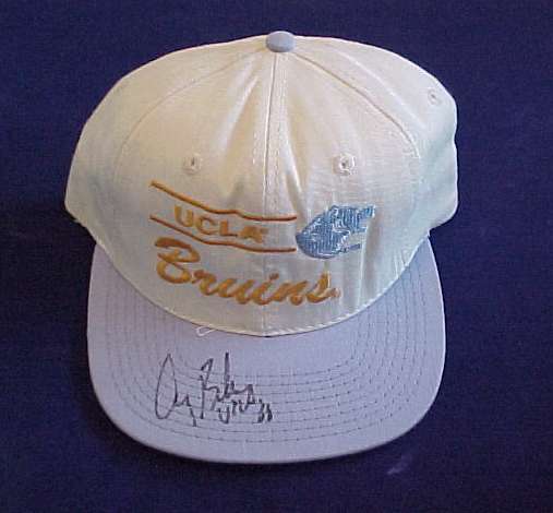  Cap: [#ed2+]  Gary Beban - AUTOGRAPHED UCLA Bruins Baseball Cap (Rams) Baseball cards value