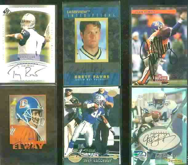  John Elway - 1992 Pro Line CERTIFIED AUTHENTIC AUTOGRAPH #1 (Broncos) Baseball cards value