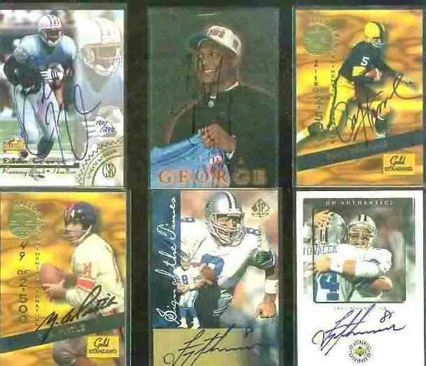  Eddie George - 1996 Fleer ROOKIE AUTOGRAPHS #A2 (Oilers) Baseball cards value