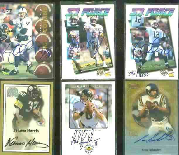  Mark Brunell - 1998 UD Authentics AUTOGRAPHED insert #MB-2 Baseball cards value