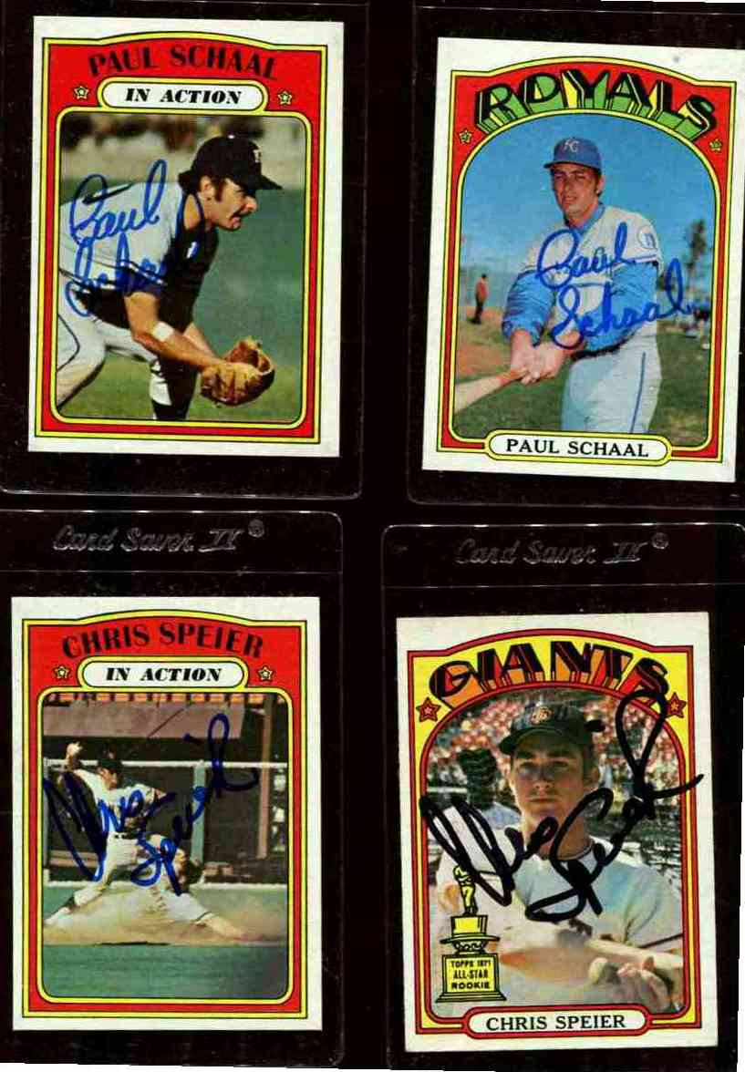 AUTOGRAPHED: 1972 Topps #166 Chris Speier IA ROOKIE w/PSA/DNA LOA (Giants) Baseball cards value