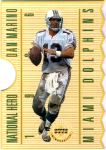 Dan Marino - 1996 Upper Deck National Hero COMMEMORATIVE CARD