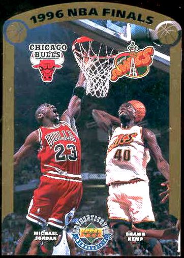 Michael Jordan - 1996 NBA Finals COMMEMORATIVE CARD Baseball cards value