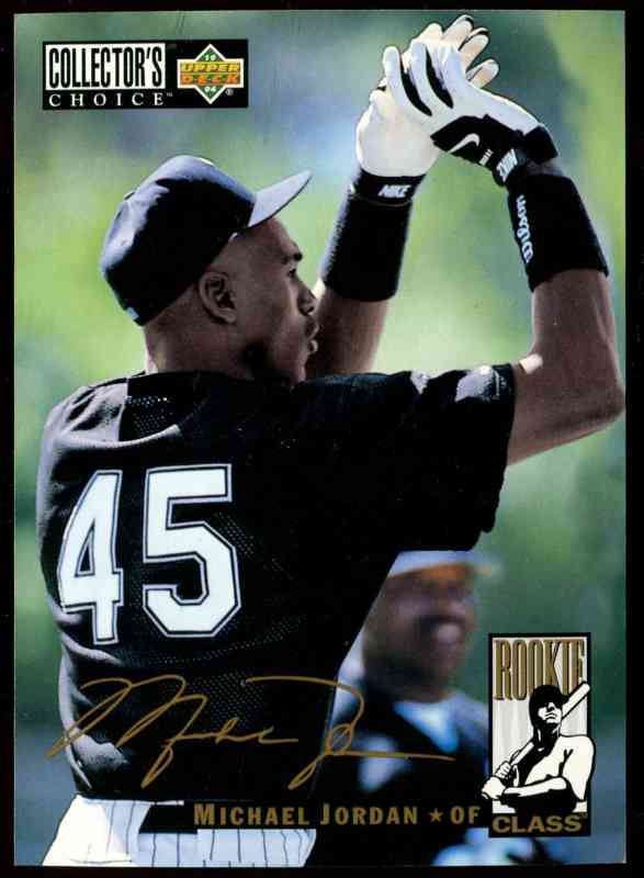 Michael Jordan - 1994 Collector's Choice 5x7 JUMBO BASEBALL ROOKIE #661 Baseball cards value