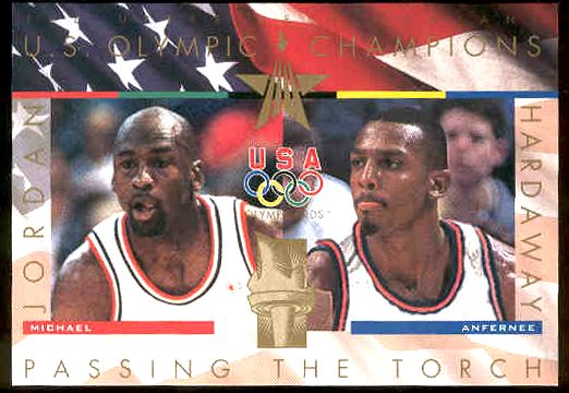 Michael Jordan - U.S. Olympic Champions COMMEMORATIVE CARD Baseball cards value