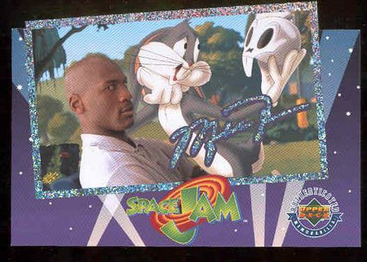 Michael Jordan - Space Jam COMMEMORATIVE CARD Baseball cards value