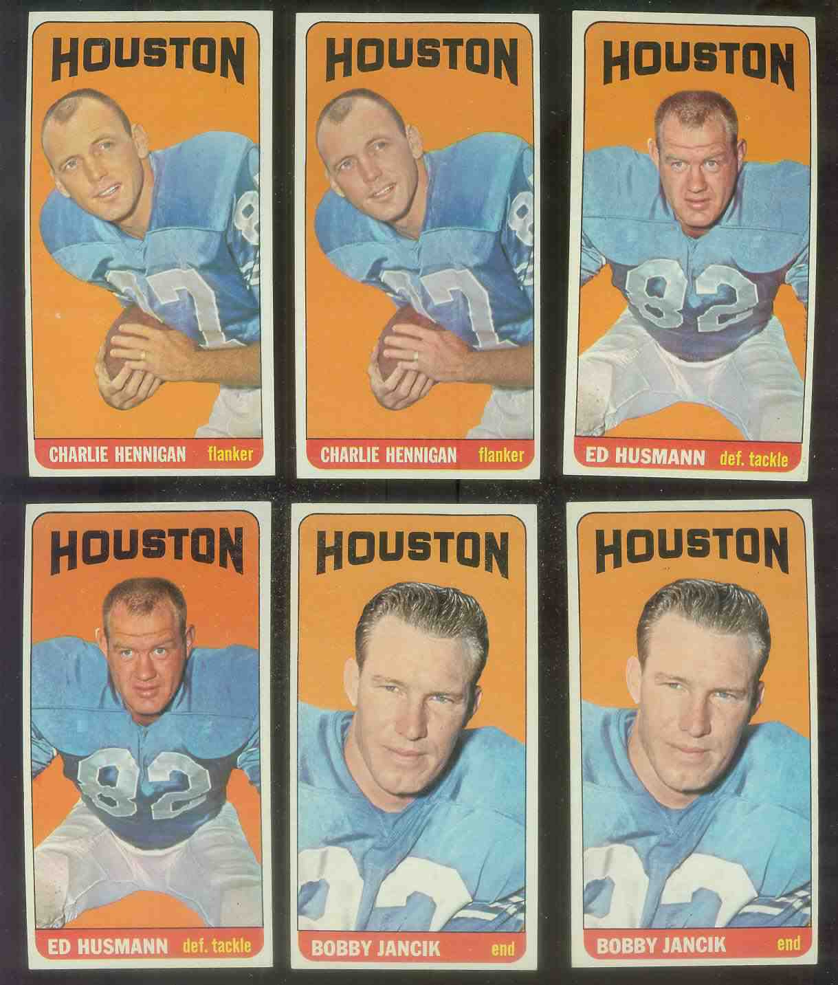 1965 Topps FB # 79 Ed Husmann (Houston Oilers) Football cards value