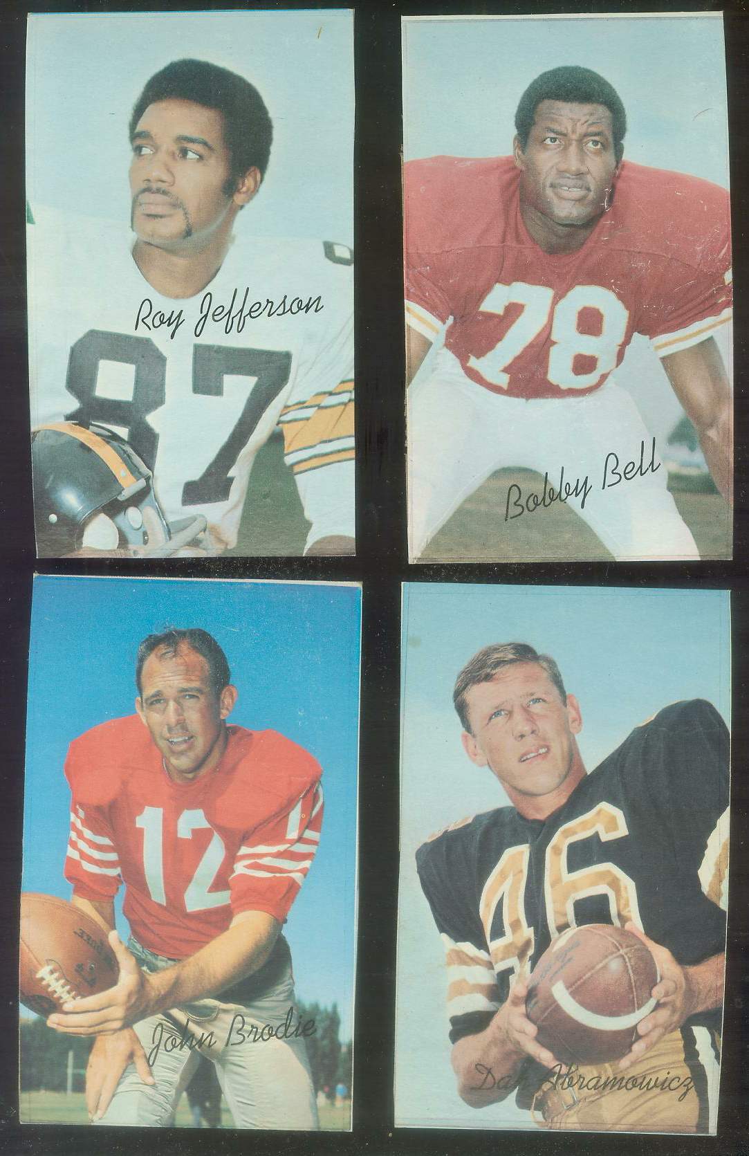 1970 Topps Supers PROOF FB #18 John Brodie (49ers) Football cards value