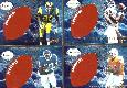 1995 Playoff Pigskins HOG HEAVEN - Lot of (4) different