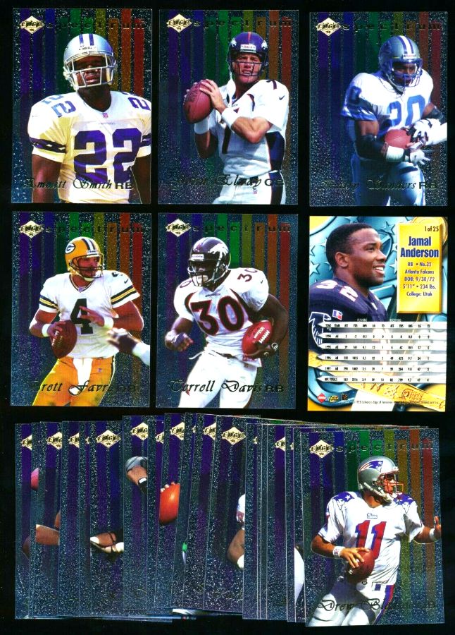 1992 Pinnacle Football 'TEAM PINNACLE' - Complete Insert Set (13 cards) Baseball cards value