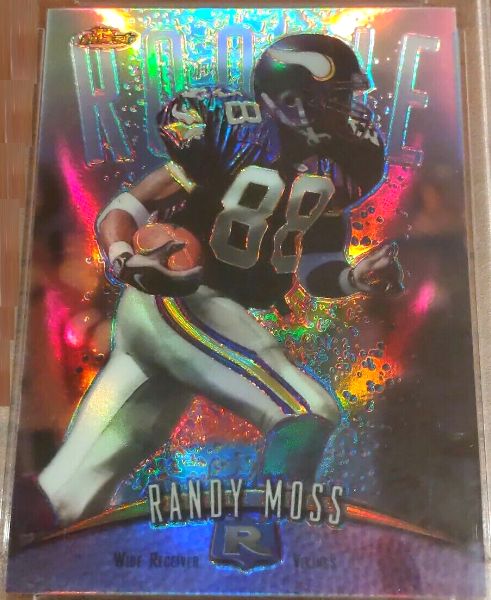 1998 Finest No-Protectors REFRACTORS #135 Randy Moss ROOKIE (Vikings) Football cards value