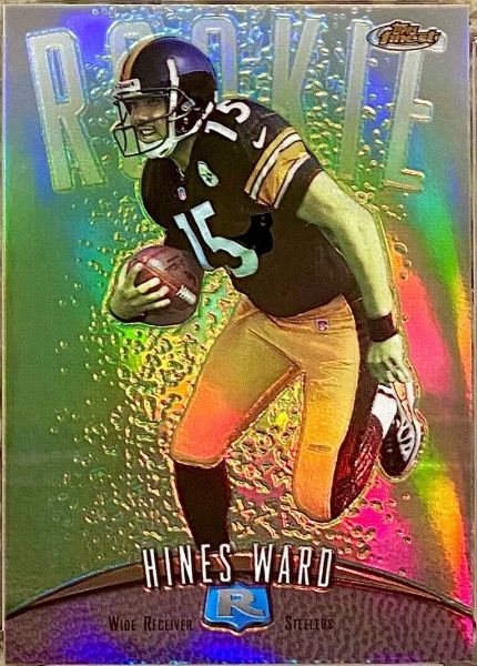1998 Finest NO-PROTECTORS REFRACTORS #148 Hines Ward ROOKIE (Steelers) Football cards value