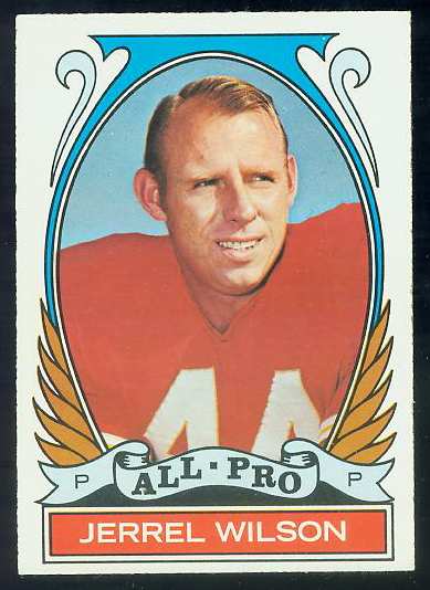1972 Topps FB #276 Jerrel Wilson [#] VERY SCARCE SHORT PRINT (Chiefs) Football cards value