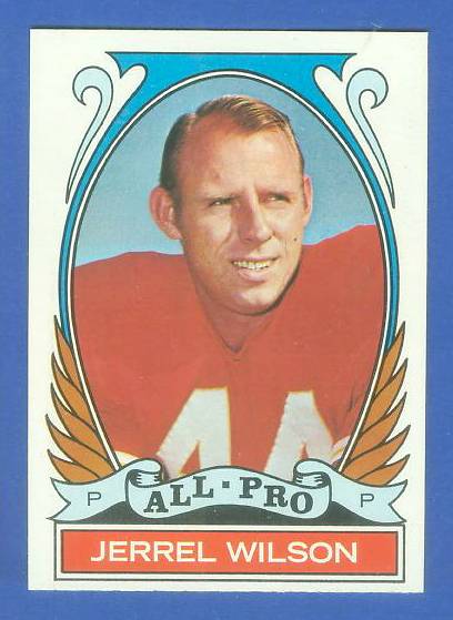 1972 Topps FB #276 Jerrel Wilson [#] VERY SCARCE SHORT PRINT (Chiefs) Football cards value