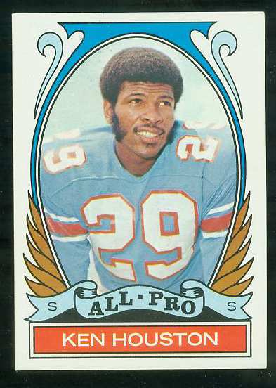 1972 Topps FB #287 Ken Houston VERY SCARCE SHORT PRINT (Oilers) Football cards value