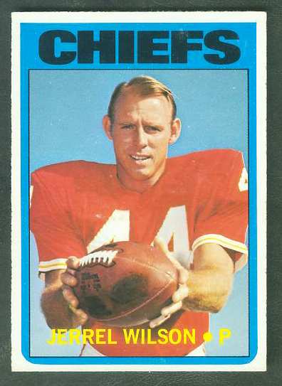 1972 Topps FB #333 Jerrel Wilson VERY SCARCE SHORT PRINT (Chiefs) Football cards value