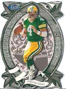 Brett Favre - 1998 Ultra Touchdown Kings #14 Baseball cards value