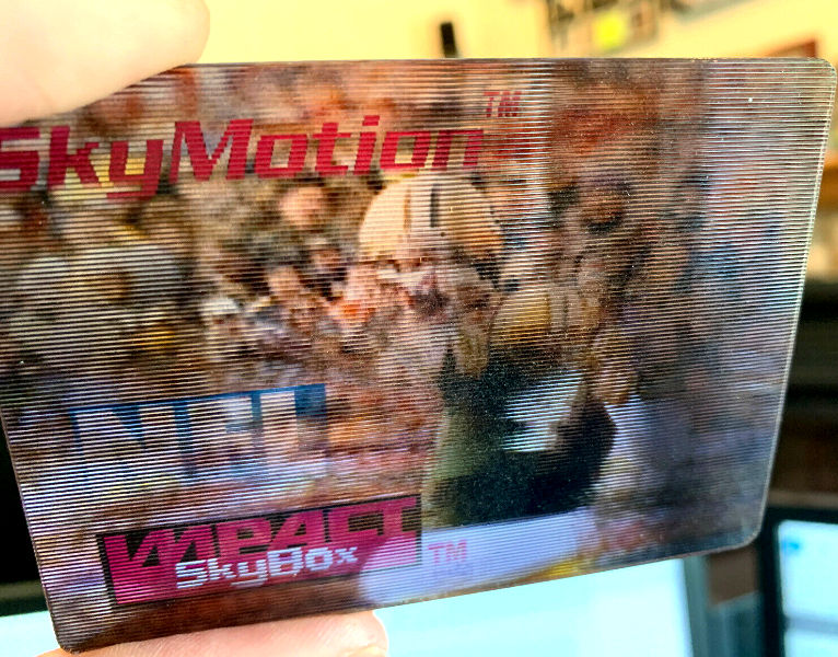 Brett Favre - 1996/1997 MotionVision NFL on FOX PROMO [SkyMotion RED tlc] Baseball cards value