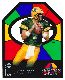 Brett Favre - 1997 Studio Stained Glass Stars #9 GIANT 8x10 (Packers)