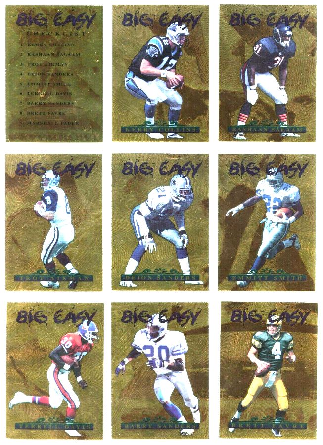  1996 Collector's Edge - 'BIG EASY' Complete 18-card SET + Checklist Baseball cards value