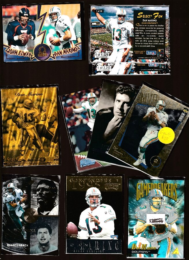 Dan Marino - 1995 Select Certified Select Few #1 [#/1028] Baseball cards value