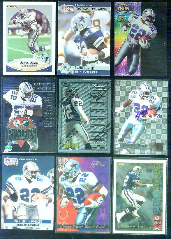 Emmitt Smith - 1994 Pacific 'Crystalline' #1 Baseball cards value