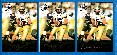 Drew Brees - 2001 Press Pass #2 ROOKIE - SET (3) GOLD,BLUE & SILVER