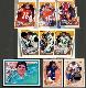 1991-93 UpDeck FB BOX BOTTOM JUMBOS-Lot (17) w/Marino,Montana,Payton,Namath