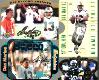  1994-2001 - GIANT Lot of JUMBO Football Cards - (125) Assorted with Stars