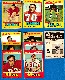 1974 Topps/Wonder Bread FB  - Lot (14) w/Jim Plunkett + 1975 Franco Harris