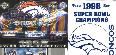 1998 Upper Deck BRONCOS Super Bowl Champs - COMPLETE Jumbo FACTORY SET (12)