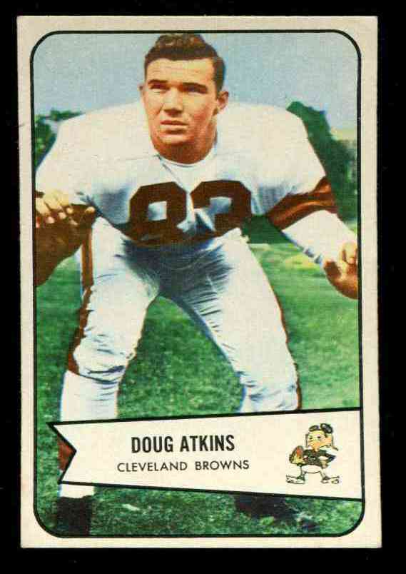 1954 Bowman FB #  4 Doug Atkins ROOKIE (Browns) Football cards value