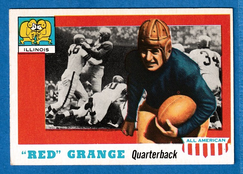 1955 Topps ALL-AMERICAN FB # 27 Red Grange UER [#] (Illinois) Football cards value